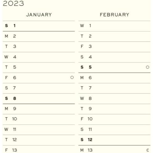 LEUCHTTURM1917 Weekly Planner Notebook Softcover Medium A5 2023 Anthracite Gray - Picture 4 of 6